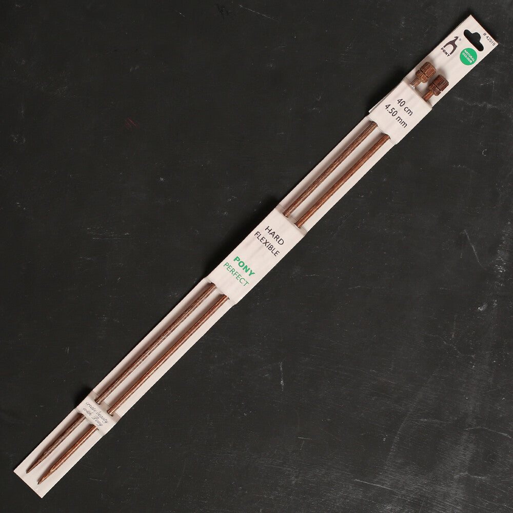 Pony perfect 40 cm 4.50 mm Ahşap Örgü Şişi - 42010